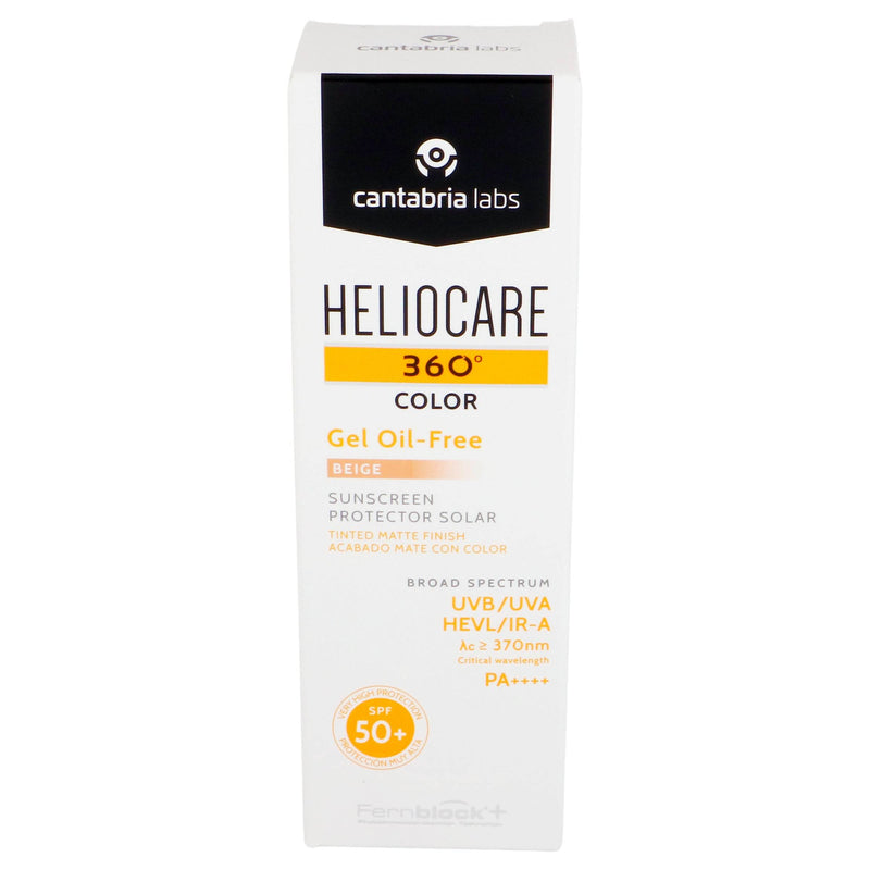 Cantabria Heliocare 360 Color Gel Oil Free Beige Fps50 50Ml - WeCare Pharma
