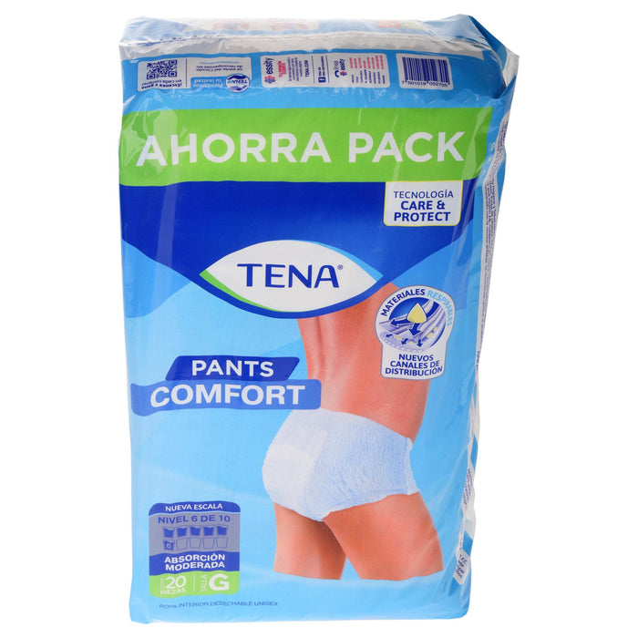 Pañal Tena Tipo Calzon Comfort Grande Con 10 - WeCare Pharma