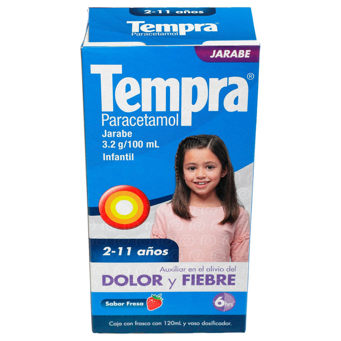 Tempra Infantil Jarabe 3.2G/100Ml 120Ml (Paracetamol) - WeCare Pharma