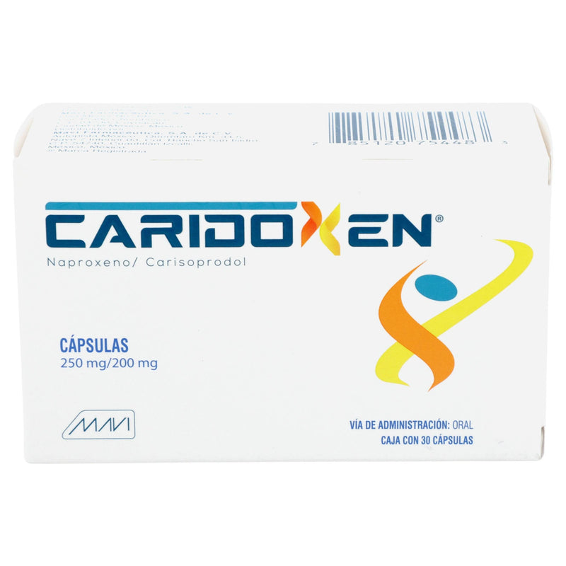 Caridoxen 250Mg/200Mg Con 30 Capsulas (Naproxeno/Carisoprodol) - WeCare Pharma
