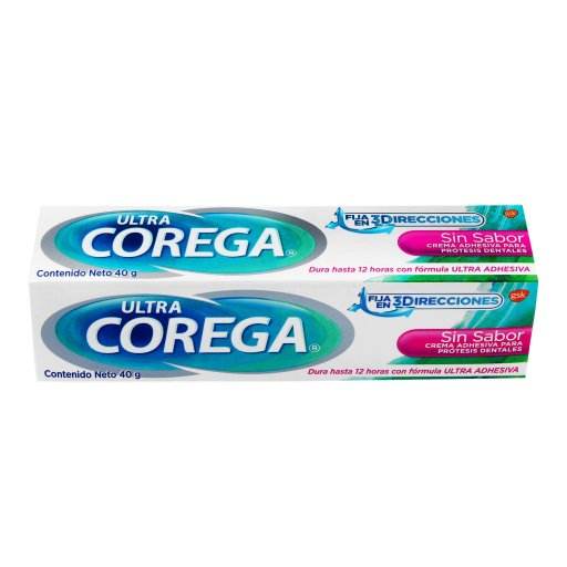 Corega Ultra Cra Adhesiva Sin Sabor 40G - WeCare Pharma