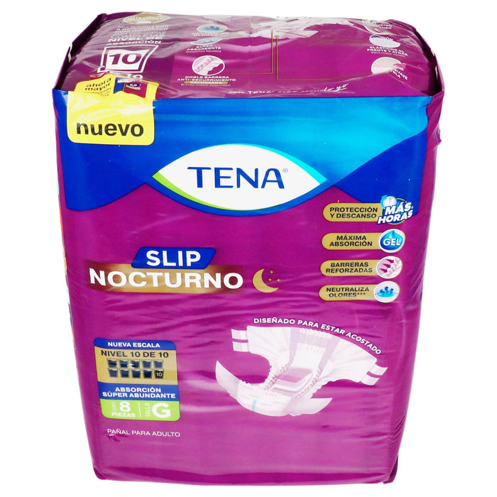 Pañal Tena Slip Nocturno Grande Con 8 - WeCare Pharma