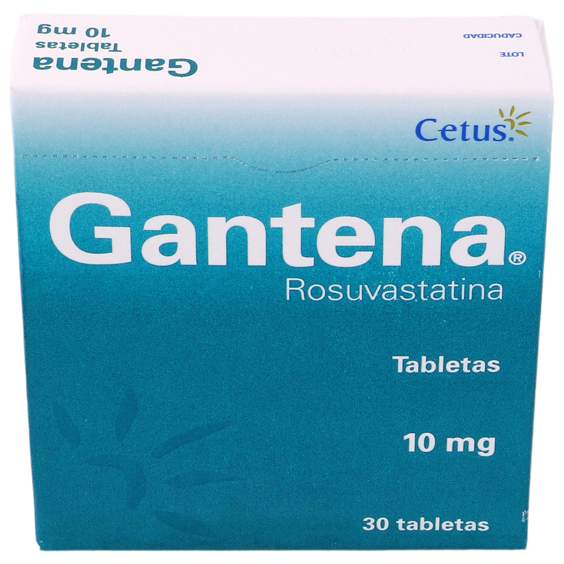 Gantena 10Mg Con 30 Tabletas (Rosuvastatina) 5 - 7501314705818