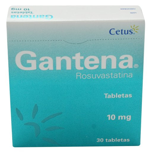 Gantena 10Mg Con 30 Tabletas (Rosuvastatina) 6 - 7501314705818