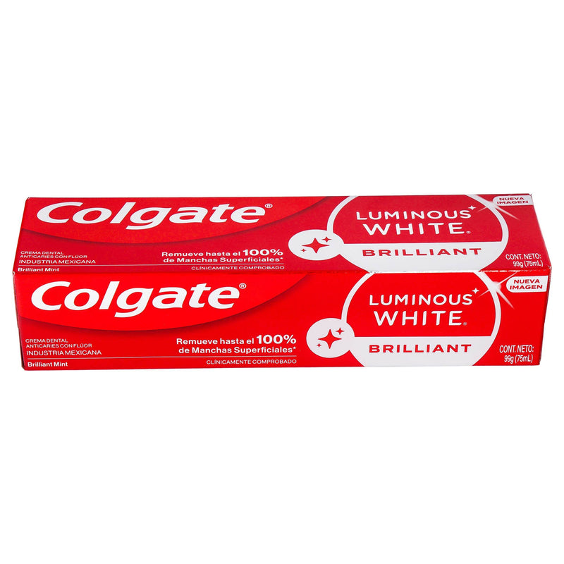 Colgate Pasta Dental Luminous White Brilliant 75Ml - WeCare Pharma