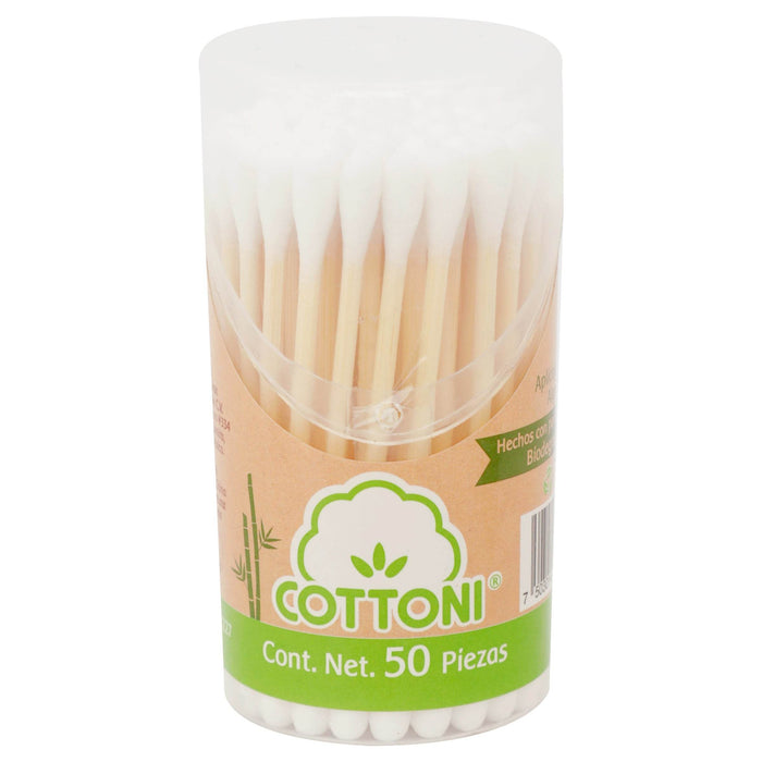 Aplicadores De Algodón Con 50 - WeCare Pharma