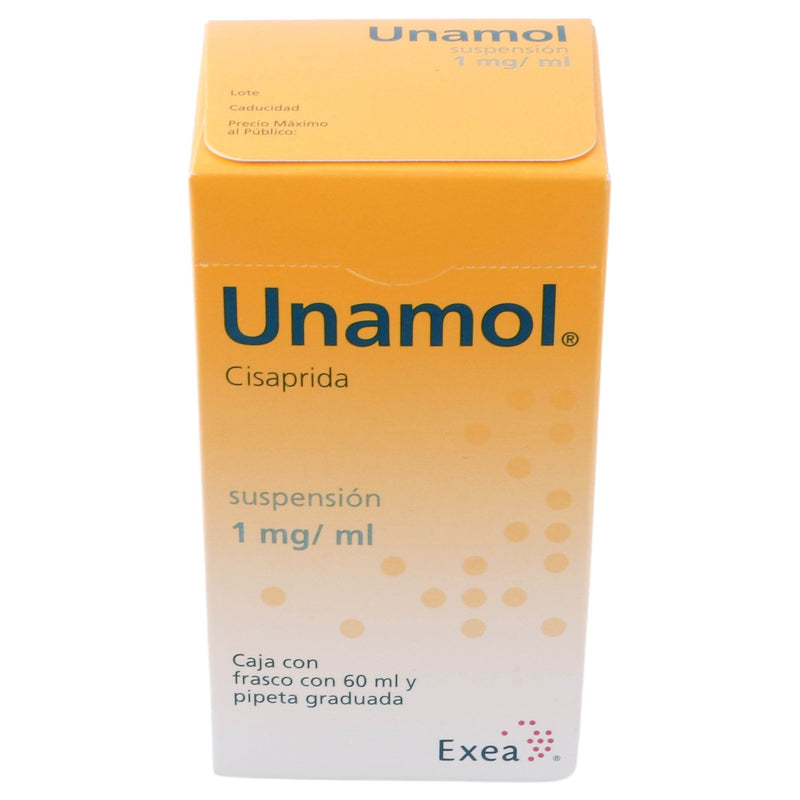 Unamol Suspensión 1Mg/Ml 60Ml (Cisaprida) - WeCare Pharma