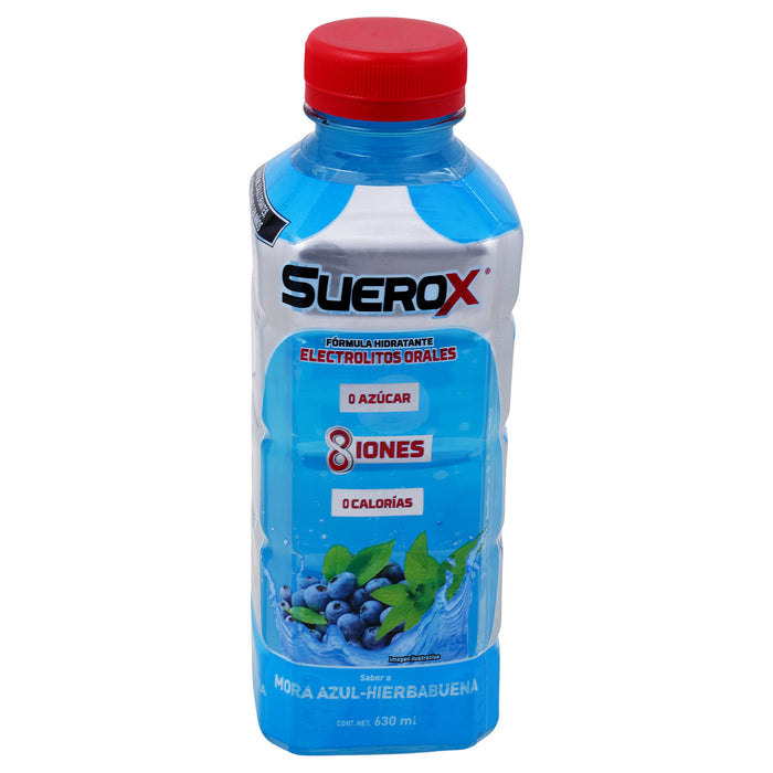 Suerox Adulto 8Iones Frasco 630Ml Mora (Electrolitos Orales) 3 - 650240032295