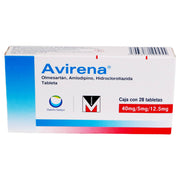 Avirena 40Mg/5Mg/12.5Mg Con 28 Tabletas (Olmesartan/Amlodipino/Hidroclorotiazida) - WeCare Pharma