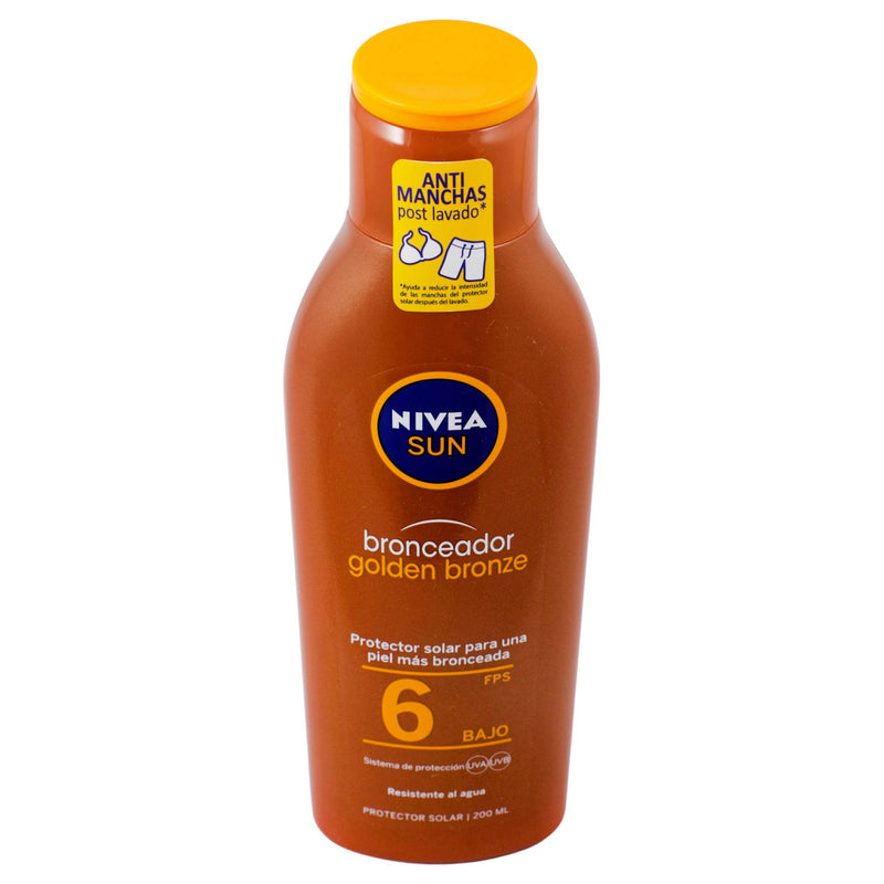 Bronceador Nivea Sun Golden Bronze Fps6 200Ml - WeCare Pharma