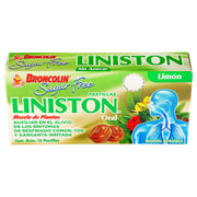 Broncolin Sugar Free Pastillas 2.2G Con 16 Limon (Mezcla De Plantas) - WeCare Pharma