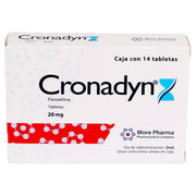 Cronadyn (Paroxetina) Tabletas 20Mg Con 14 - WeCare Pharma
