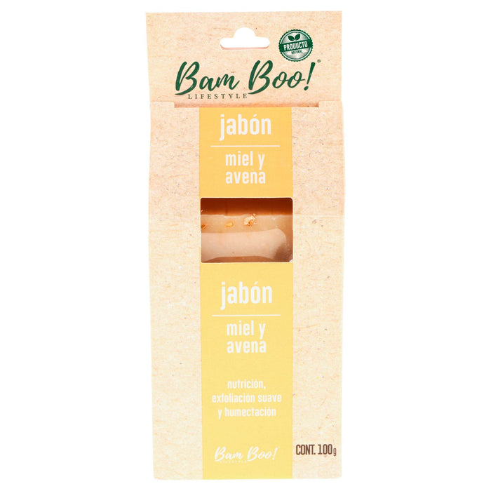 Jabon Bamboo Miel Y Avena - WeCare Pharma