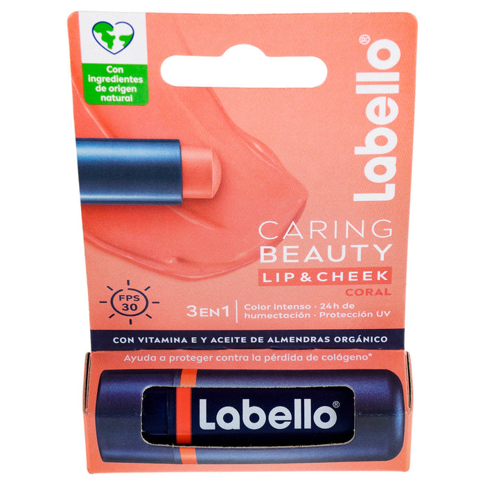 Labello Caring Beauty Coral 4.8G - WeCare Pharma