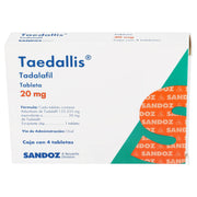 Taedallis 20Mg Con 4 Tabletas (Tadalafil) - WeCare Pharma