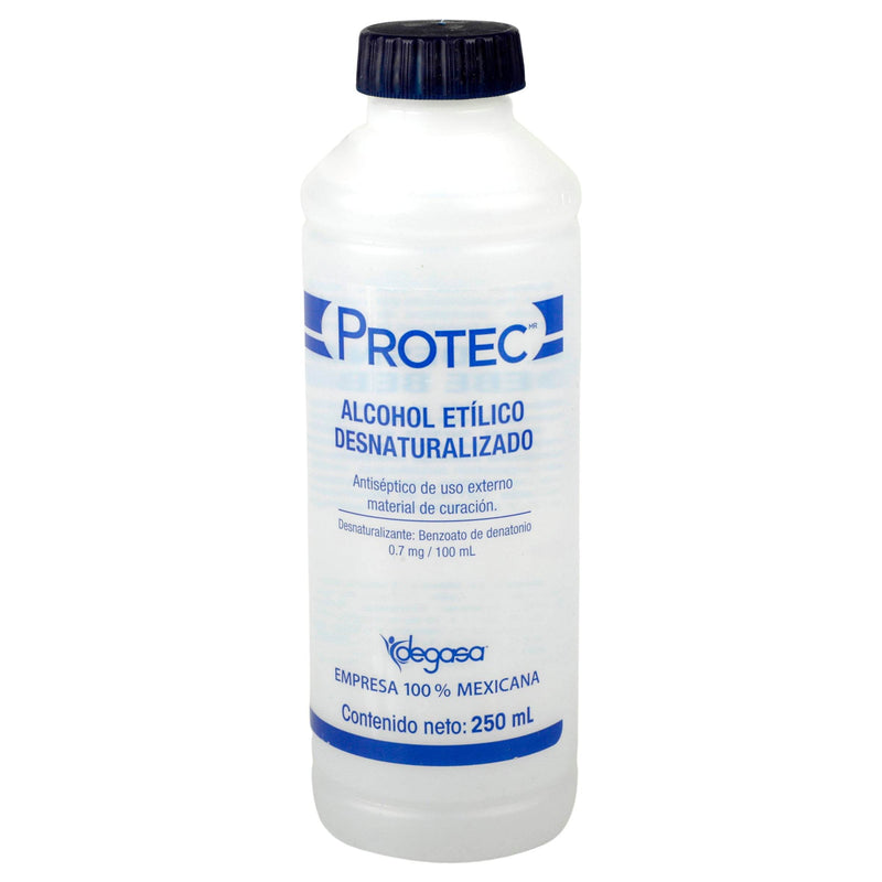 Alcohol Etí­lico Desnaturalizado Protec 250Ml - WeCare Pharma
