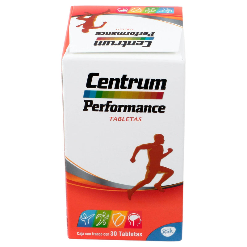 Centrum Performance Con 30 Tabletas (Multivitaminico/Complejo B/Ginkgo Biloba) - WeCare Pharma