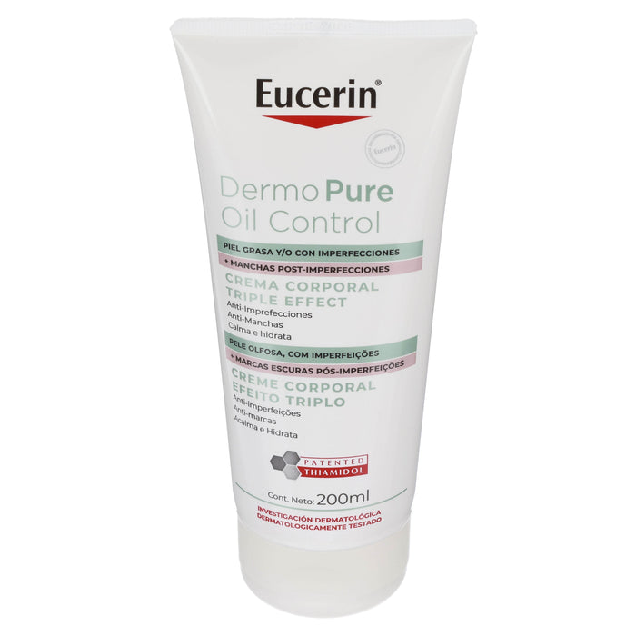 Eucerin Dermo Pure Oil Control Crema Corporal 200Ml - WeCare Pharma