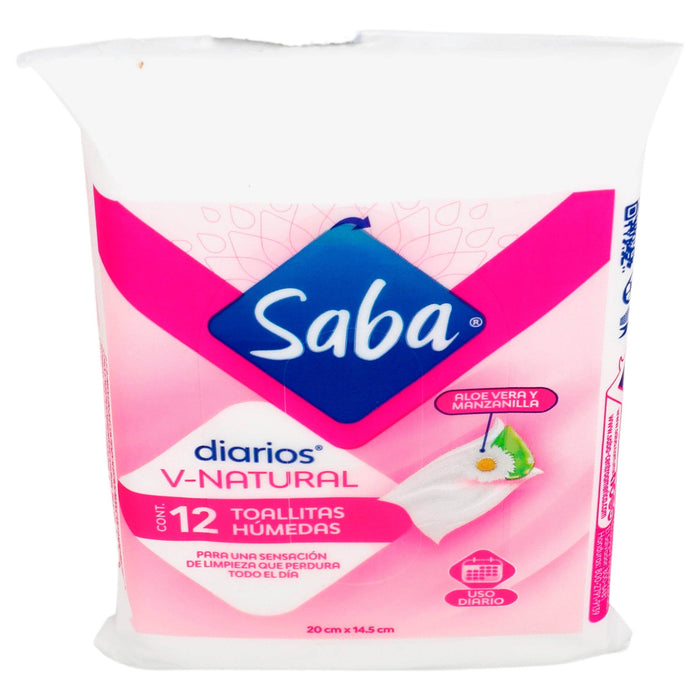 Toallitas Humedas Saba Con 12 - WeCare Pharma