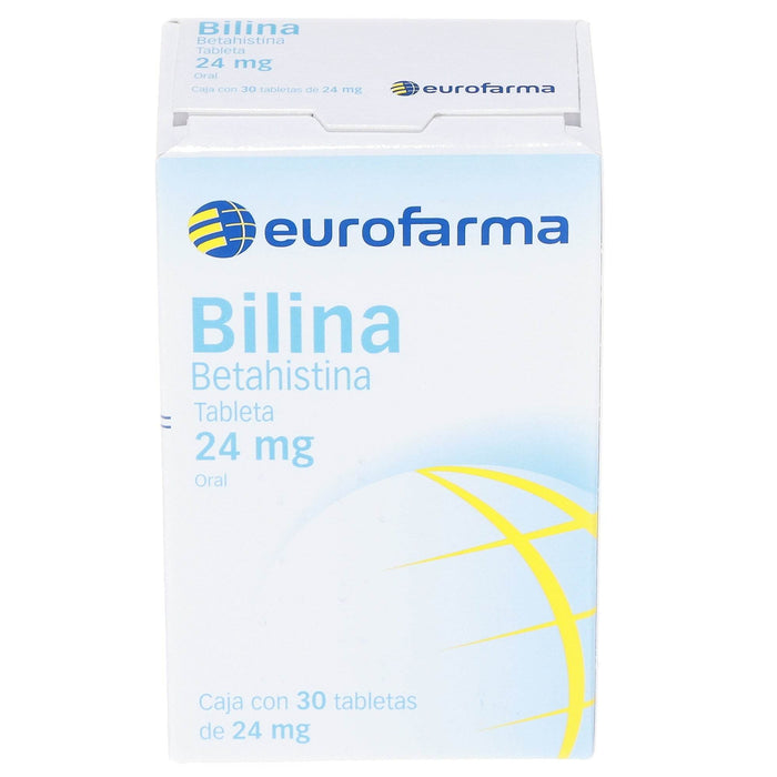Bilina (Betahistina) Tabletas 24Mg Con 30 - WeCare Pharma