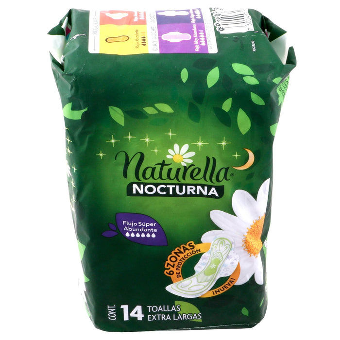 Toallas Sanitaria Naturella Super Abundante Con 14 - WeCare Pharma