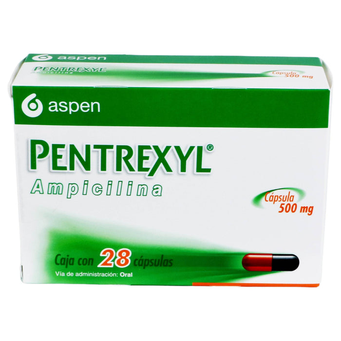 Pentrexyl 500Mg Con 28 Capsulas (Ampicilina) - WeCare Pharma