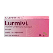 Lurmivi 500Mg/312.5Mg/37.50Mg Con 4 Tabletas (Tinidazol/Clindamicina/Fluconazol) - WeCare Pharma