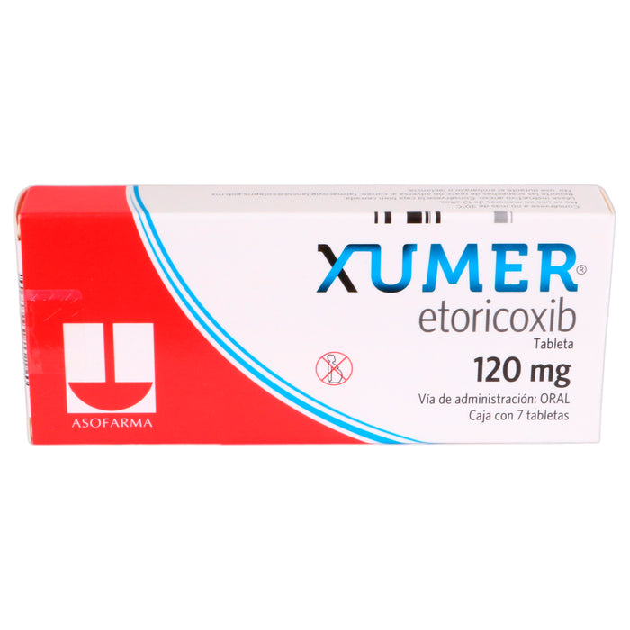 Xumer 120Mg Con 7 Tabletas (Etoricoxib) 3 - 7730979097833