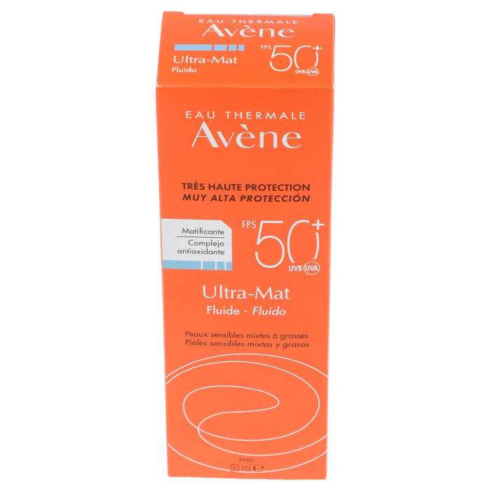 Avene Ultra Mat Fluido Sin Color Fps50 50Ml 3 - 3282779391023