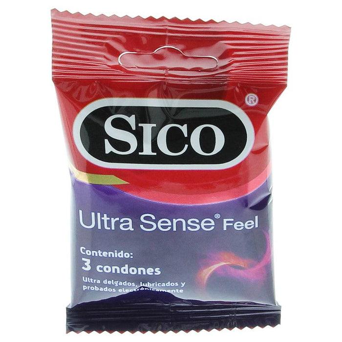 Condón Sico Invisible Con 3 - WeCare Pharma