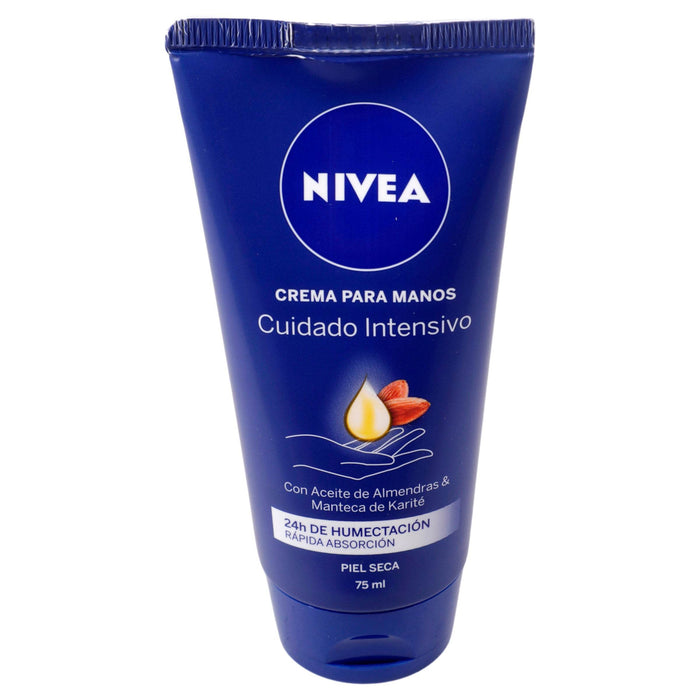 Crema Nivea Lata Cuidado Int P/Manos 75 Ml - WeCare Pharma