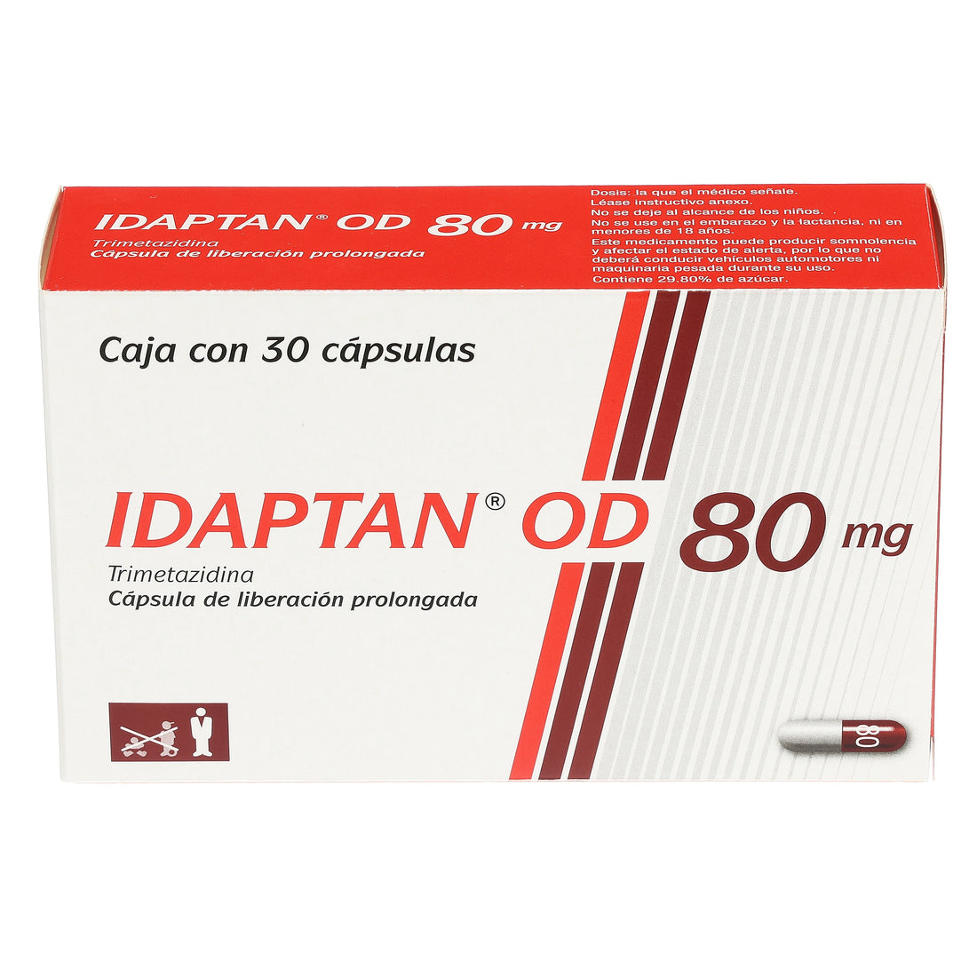 Idaptan Od 80Mg Con 30 Capsulas (Trimetazidina) 3 - 3664898060675