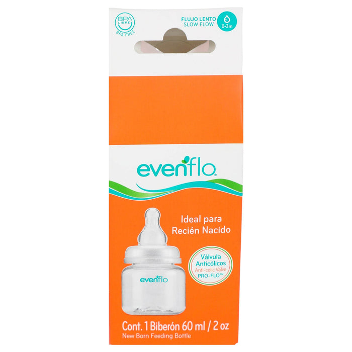 Biberon Pro-Flo Flujo Lento 2Oz Evenflo - WeCare Pharma