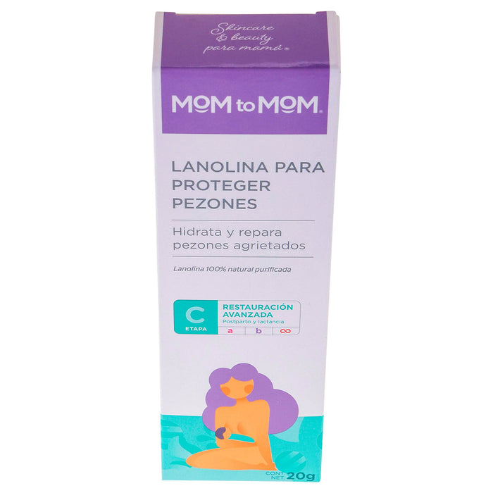 Lanolina Mom To Mom Cuidado Pezon Crema 20G - WeCare Pharma