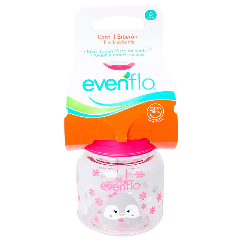 tetero evenflo Evenflo 2oz Zoo Baby Bottle Slow Flow — WeCare Pharma