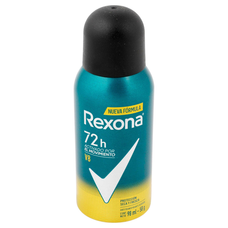 Antitranspirante Rexona V8 Aerosol Hombre 98Ml - WeCare Pharma