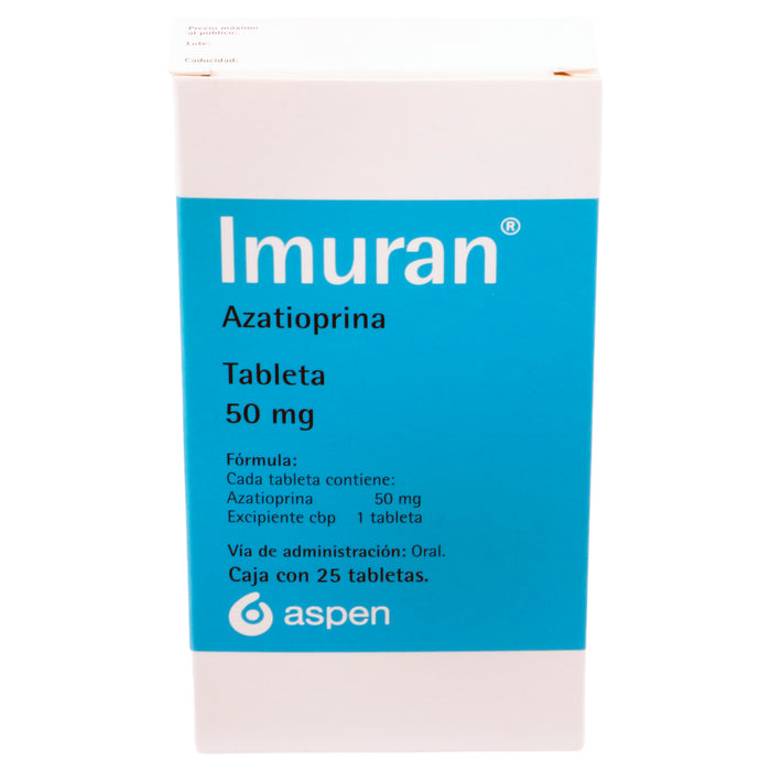 Imuran 50Mg Con 25 Tabletas (Azatioprina) 3 - 7502253072979