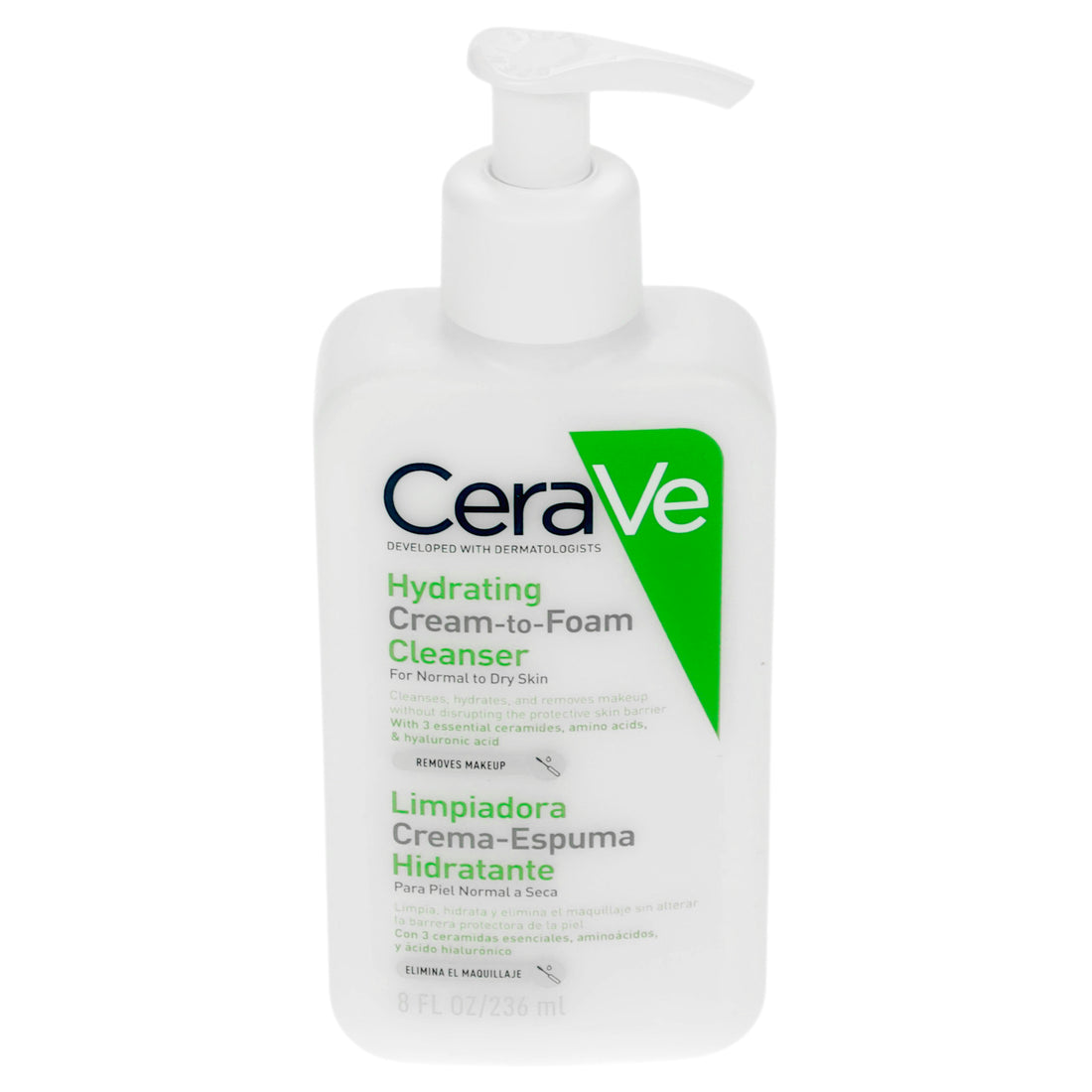 Cerave Crema Limpiadora Espumosa Hidratante 236Ml 3 - 3337875743563