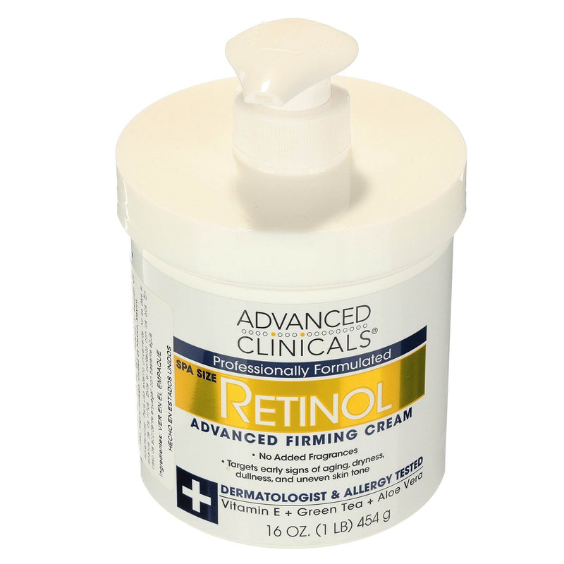 Advanced Clinicals Retinol Crema 454G - WeCare Pharma