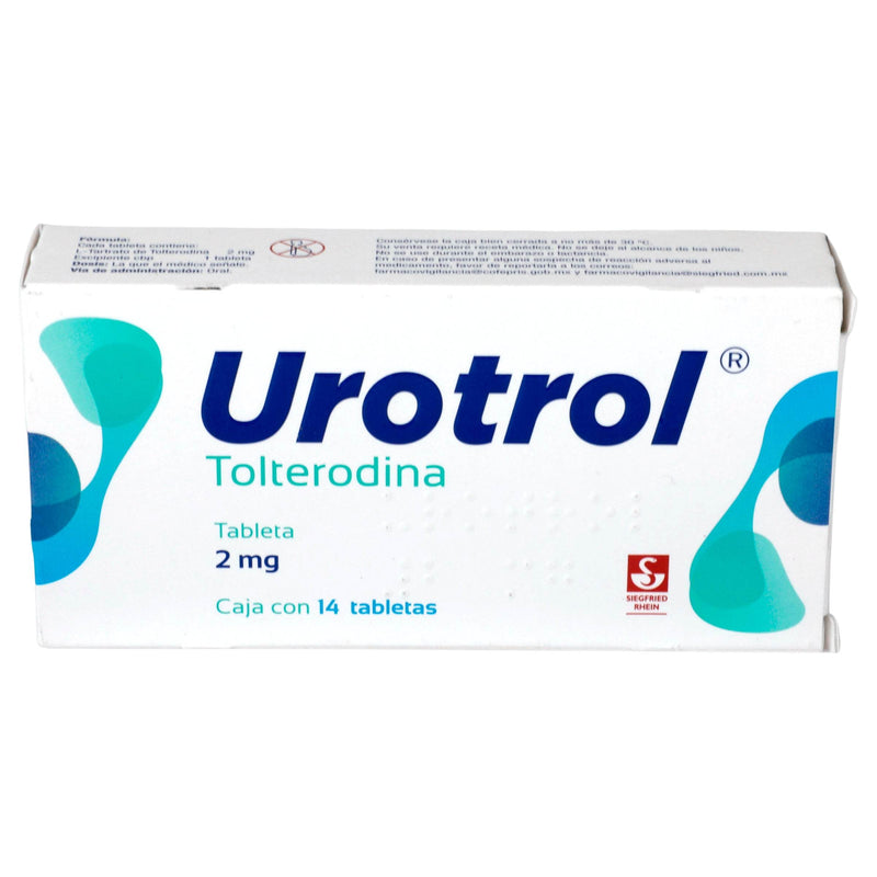 Urotrol 2Mg Con 14 Tabletas (Tolteridona) - WeCare Pharma