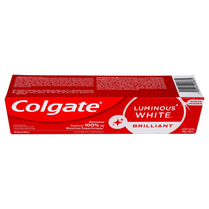 Colgate Pasta Dental Luminous White Brilliant 125Ml - WeCare Pharma