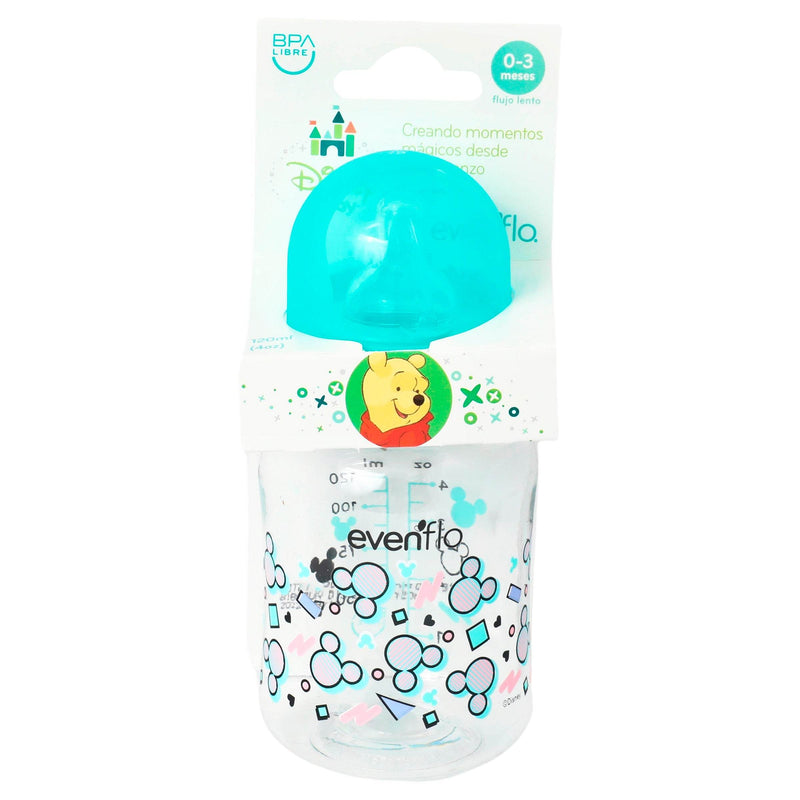 Biberon Disney Europa Flujo Lento 4Oz Evenflo - WeCare Pharma
