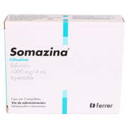 Somazina 1000Mg/4Ml Con 5 Ampulas (Citicolina) - WeCare Pharma