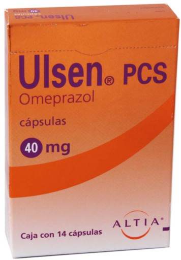 Ulsen Pcs 40Mg Con 14 Capsulas (Omeprazol) - WeCare Pharma