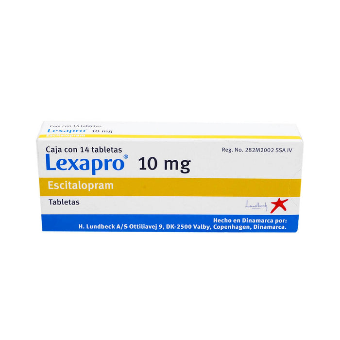 Lexapro 10Mg Con 14 Tabletas (Escitalopram) - WeCare Pharma