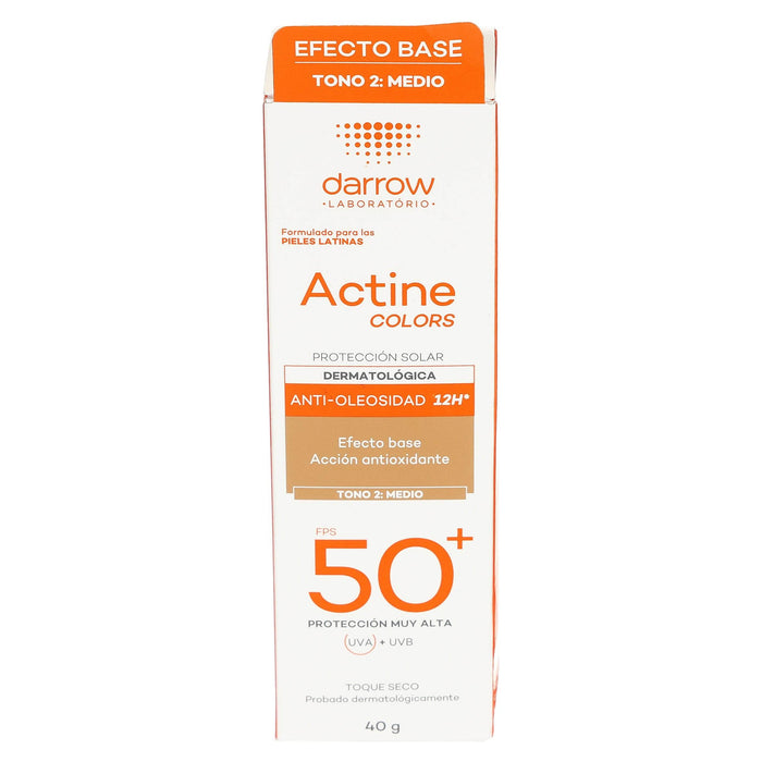 Darrow Actine Colors Fps50 Tono 2 Medio 40G - WeCare Pharma