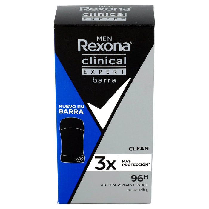 Desodorante Rexona Men Clinical Clean Stick 46G - WeCare Pharma