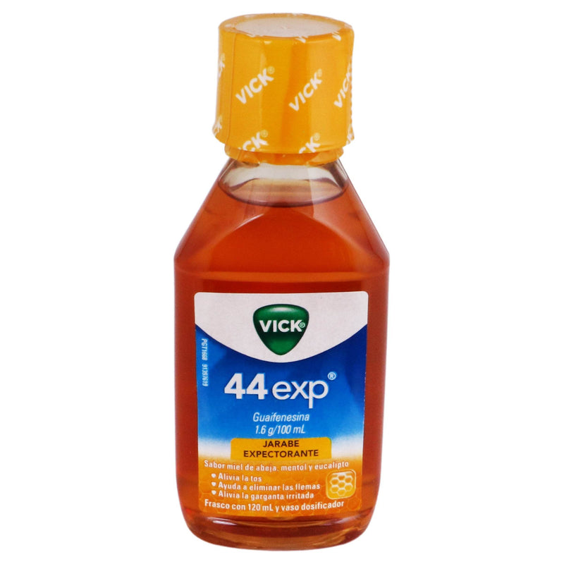 Vick Miel 44 Jarabe 1.6G/100Ml 120Ml (Guaifenesina) - WeCare Pharma