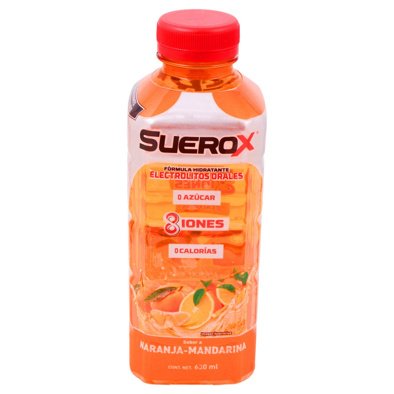 Suerox 8Iones Frasco 630Ml Naranja-Mandarina (Electrolitos Orales) - WeCare Pharma