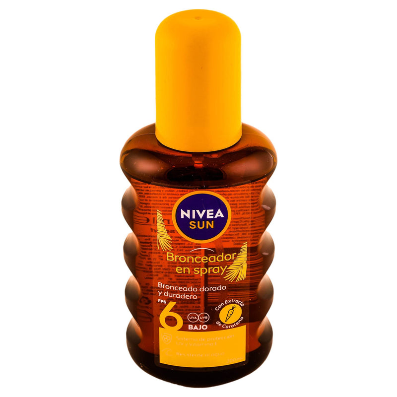 Bronceador Nivea Sun Fps6 Spray 200Ml - WeCare Pharma